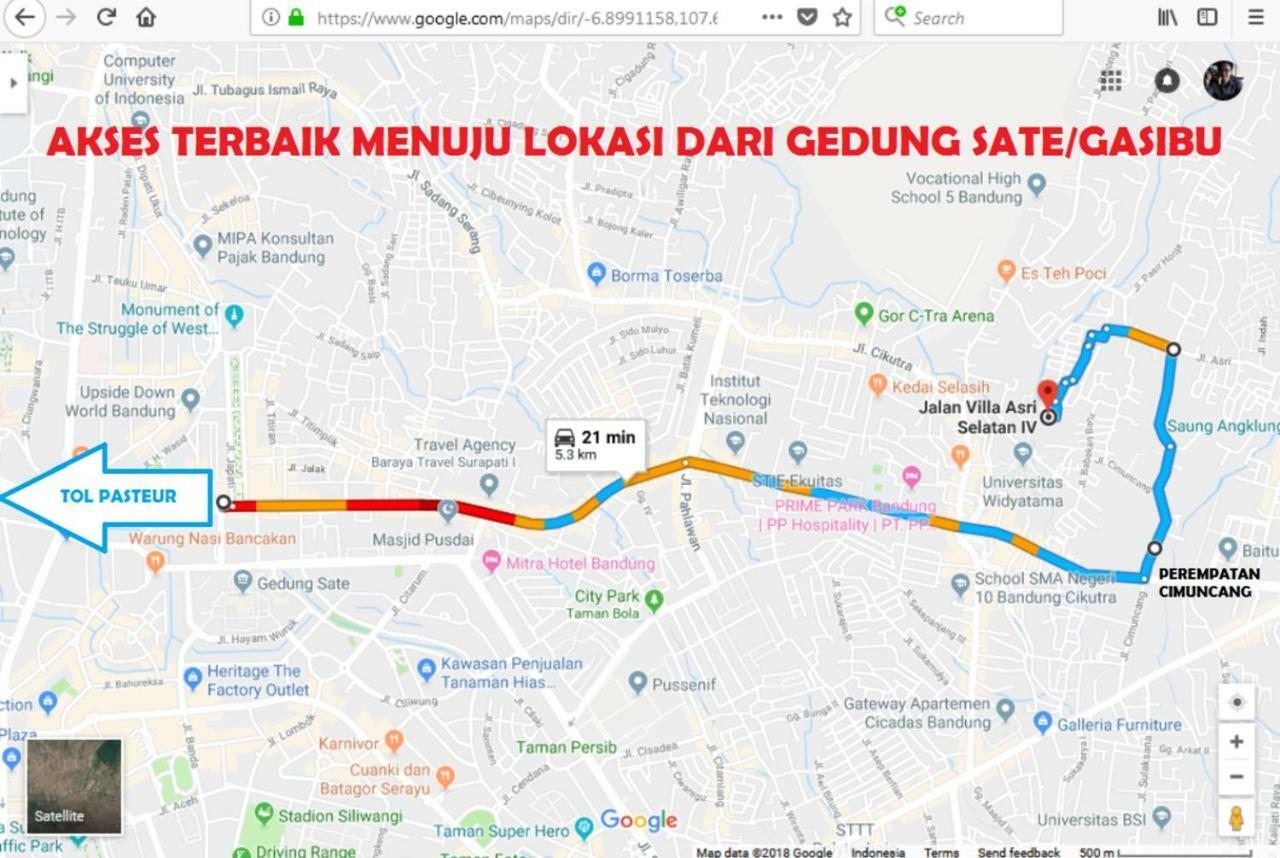 Homestay Bumi Asri III Cikutra Бандунг Екстериор снимка
